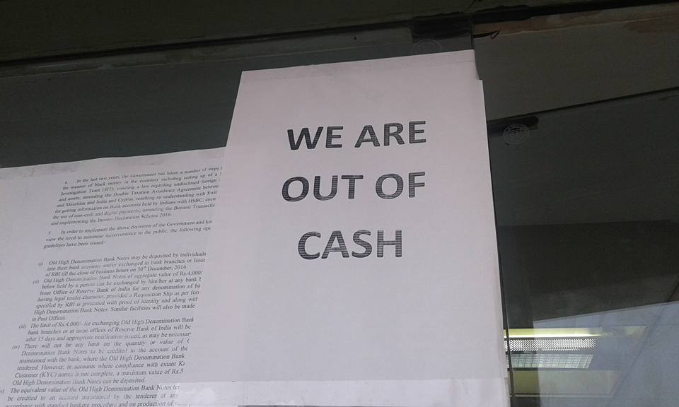 Viele Automaten und Banken haben kein Bargeld mehr